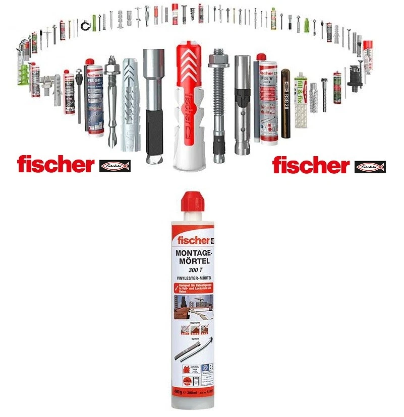 Fischer Montagemörtel / Verbundmörtel 300 T