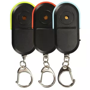 Wireless Anti-Lost Alarm Key Finder Locator Keychain Whistle Sound LED Light - Picture 1 of 14