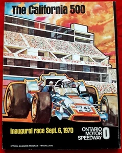 The California 500 - Inaugural Race Sept.6 1970-Program-Ontario Motor Speedway - Picture 1 of 20