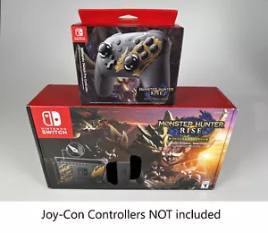 Nintendo Switch Monster Hunter Rise Deluxe Edition w/ Pro Controller Bundle NEW - Picture 1 of 2