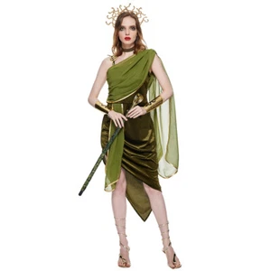 Set Abito Donna Cosplay Medusa Costumi Sexy Lingerie Nightclub Halloween Festa - Foto 1 di 8