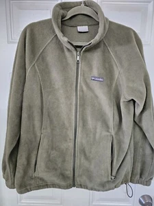 Womens Fleece Columbia Gray 1x Full Zip - Picture 1 of 4