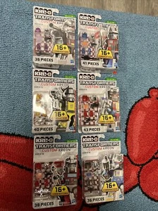 Transformers Kre-o Megatron Optimus Custom Kreon Collection 1 Complete Set G1 - Picture 1 of 4