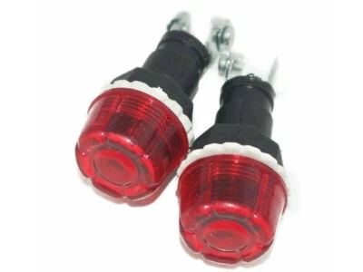 Par de luces de advertencia rojas para tablero de instrumentos + bombilla de 12 V para jeeps y tractor Ford Massey Foto 1 de 2