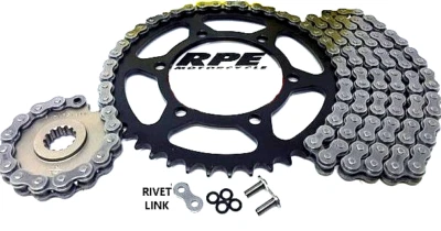 2013-2016 KTM 1190 Adventure RK ZXW 525 X-Ring Chrome Chain and Sprockets Kit - Image 1 of 4