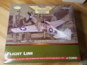 Corgi Aviation Archive P-51 D Mustang Lt Col John Elder 1/32 Boxed - Picture 1 of 4