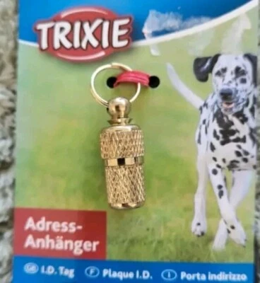 Adressanhänger Hund/Katze, Schraubverschluss Halsband  - Bild 1 von 2