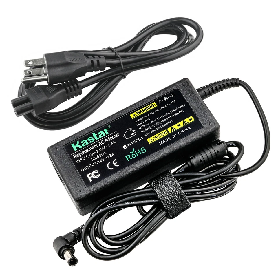 Kastar 14v Ac/dc Adapter Power Supply for Samsung Ltm1555b LCD Monitor S20a350b