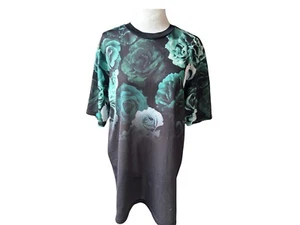 H&M Divided Floral Print Mesh Shirt Trikot Herren Gr.M - Bild 1 von 4