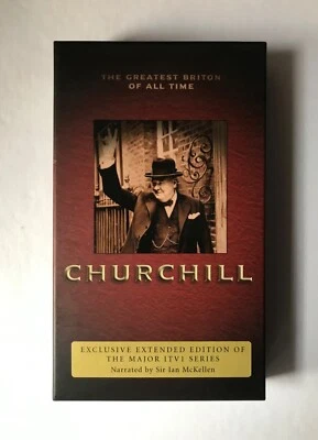 The Greatest Briton of All Time - Churchill. Exclusive Extended Edition VHS - Image 1 of 4