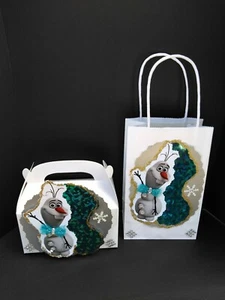  Disney frozen olaf Inspired birthday party gift decorate goody bags or boxes. - Picture 1 of 8