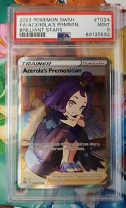 Pokemon Acerola's Premonition TG24/TG30 PSA 9 Brilliant Stars TG 24 24 PSA 9 - Picture 1 of 2