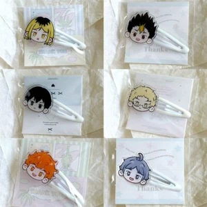 Haikyuu!! Q Version Hair Clip Anime Hair Ornaments Cosplay Hair Slide Mini Gift - Picture 1 of 10