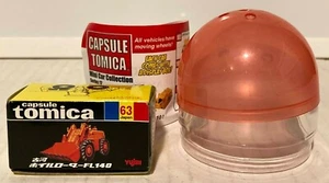 Construction Wheel Loader Capsule Tomica Mini Car Collection Vending 2" Capsule - Imagen 1 de 4