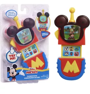 NEW Disney Junior Mickey Mouse Funhouse Communicator Walkie Talkie Lights Sounds - Picture 1 of 12