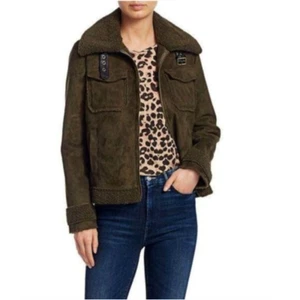 Mother the four corners faux shearling bomber jacket  - Picture 1 of 11