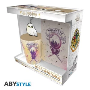 Harry Potter Hogwarts Tasse Schlüsselanhänger und Notizbuch Geschenkset Hedwig - Bild 1 von 8