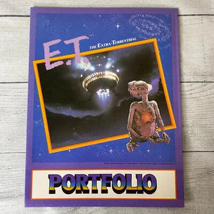 Vintage 1982 E.T. Carpeta Escolar Portafolio El Extraterrestre Nuevo Antiguo Stock - Imagen 1 de 4
