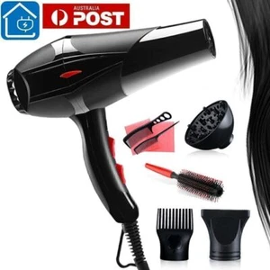 Professional Salon Hair Blow Dryer Ionic Light Weight With Concentrator - Picture 1 of 11