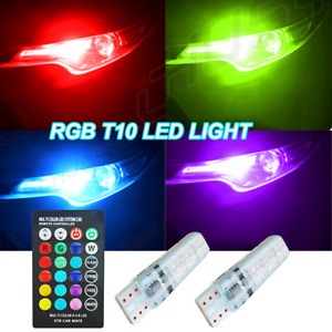 2x RGB LED Eyebrow Eyelid Light Bulbs For Mercedes Benz W204 C300 C350