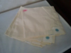 NWT 4 IVORY TWILL NAPKINS - MARTHA STEWART COLLECTION - 100% COTTON - 19 X 19 - Picture 1 of 6