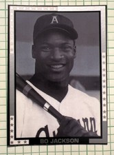 BO JACKSON Silver Stars 1990 Oddball Bo Knew College Baseball