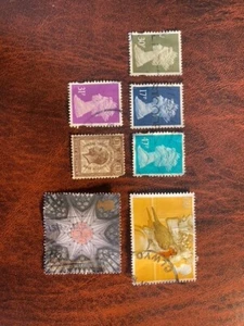 7 used British Queen stamps, good for collection, $3.00 only, discount shipping! - Bild 1 von 1