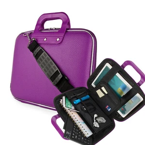 Slim Semi Hard Tablet Case Crossbody Bag For 10" Samsung Galaxy Tab A9+ / Tab S9 - Picture 1 of 10