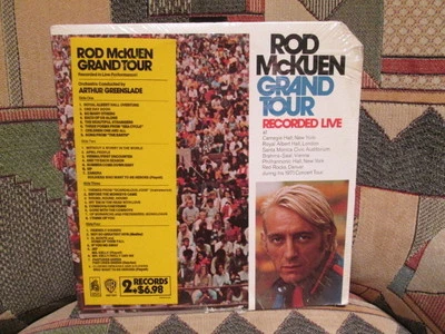 ROD McKUEN - Grand Tour Recorded Live - STANYAN / WARNER BROTHERS - SEALED 2 LPs Foto 1 de 2