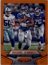 2016 Certified Mirror Orange Giants Football Card #77 Rashad Jennings /225