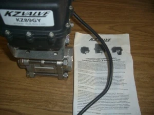 KZVAVLE 1 1/4" On Off Full Port Electric Ball Valve, 12 Volt, 3 Wire - Picture 1 of 5