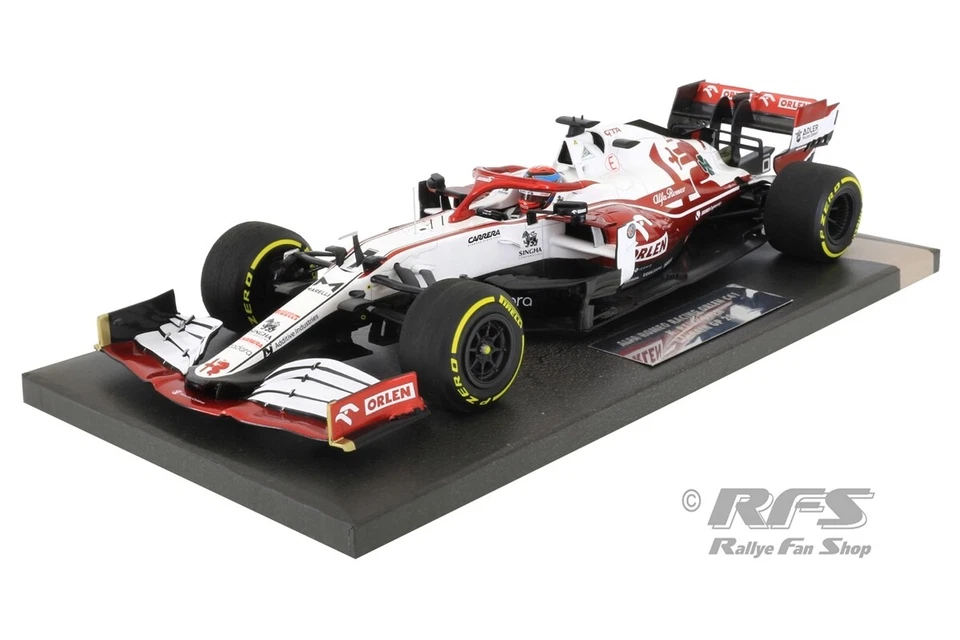 Alfa Romeo Sauber C41 Kimi Räikkönen Formel 1 Bahrain 2021 1 18 Minichamps NEU