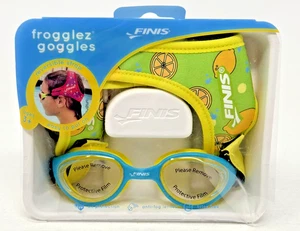 FINIS Frogglez Schwimmbrille für Kinder Zitrone/klare Antibeschlag Gläser - ab 3+ - Bild 1 von 8