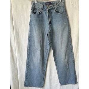 Zana Di Vintage 90s Y2K Wide Leg Denim Jeans Size 9/10 100% Cotton - Bild 1 von 7
