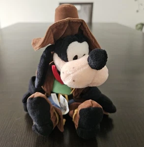Walt Disney World Frontierland Goofy Plush Bean Bag Beanie - Picture 1 of 19