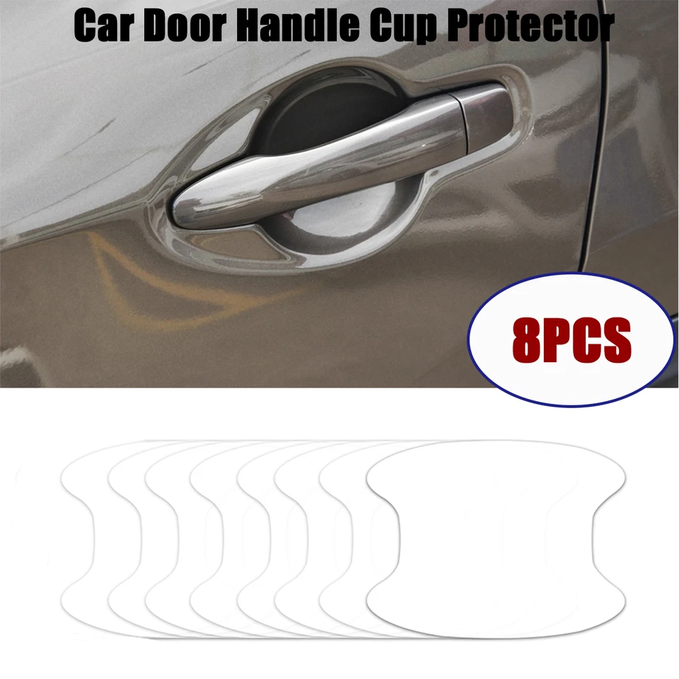 8pcs Anti Scratch Door Handle Cup Protector Cover For 2019-2022 Toyota RAV4 Foto 1 de 4