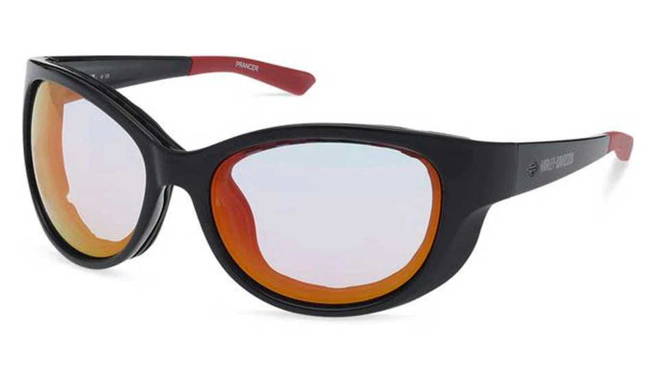 Harley-Davidson女式Prancer运动光致变色太阳镜,黑色镜框 — 第 1/1 张图片
