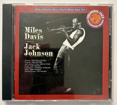 A Tribute to Jack Johnson by Miles Davis CD 1992 Columbia Contemporary Masters Foto 1 de 4
