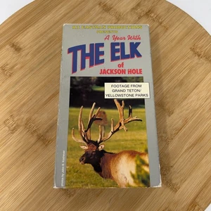 VHS A Year With the Elk of Jackson Hole Grand Teton Yellowstone - Picture 1 of 8