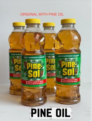 Limpiador multisuperficie 4 Pine Sol fórmula original con aceite de pino 24 fl oz nuevo Foto 1 de 4