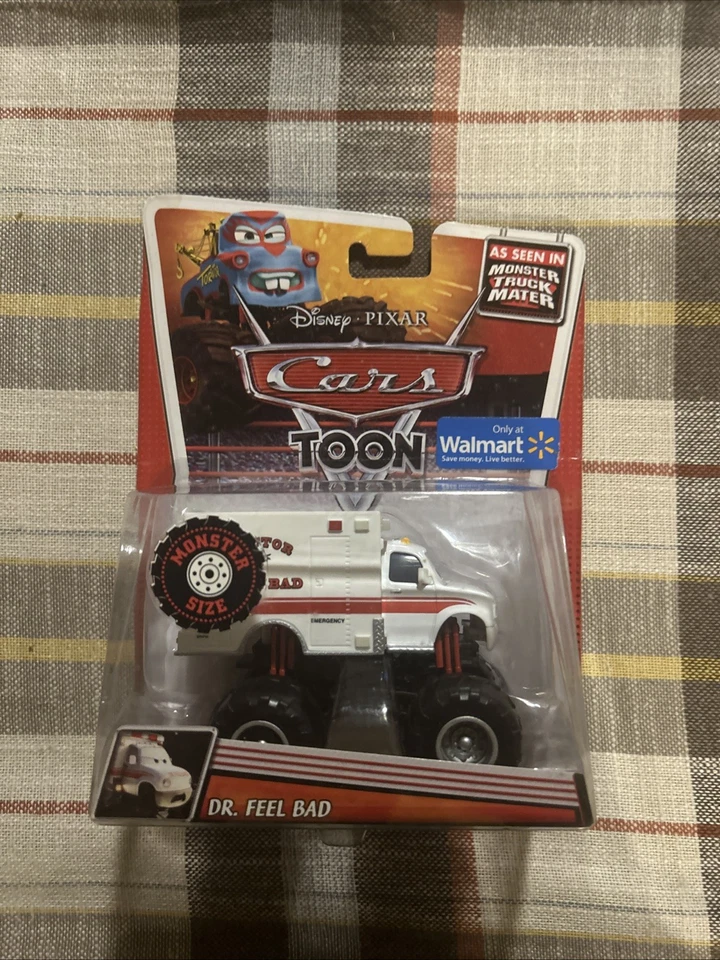 Disney Pixar Cars DR FEEL BAD Tall Tales Toon Monster Truck Mater Walmart Ver. Foto 1 de 1