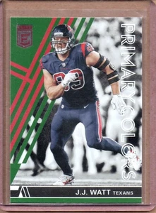 2018 Panini Donruss Elite J.J. Watt Primärfarben #PC10 (NM/MT) - Bild 1 von 2