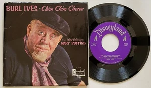 Burl Ives Chim Chim Cheree / Lavender Blue 45 rpm PS EX Disneyland Mary Poppins - Picture 1 of 2