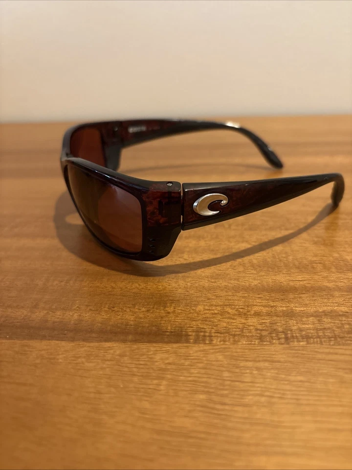 Gafas de sol polarizadas Costa Del Mar pescado tortuga marrón Foto 1 de 4