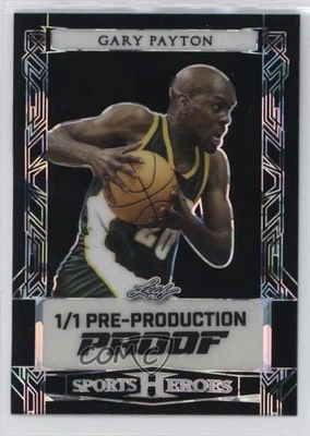 2024 Leaf Metal Sports Heroes 1/1 Gary Payton #BA-GP1 HOF s5q Foto 1 de 3