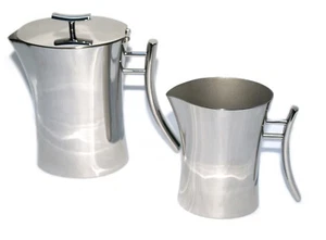 Sambonet Bamboo Set Caffettiera e Lattiera 30 cl PROMO!!! - Imagen 1 de 2