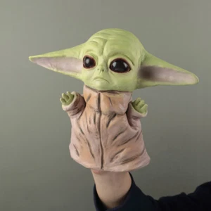 Star Wars The Mandalorian Baby Yoda Hand Puppet Soft Kids Toy Gloves Fancy Props - Picture 1 of 12