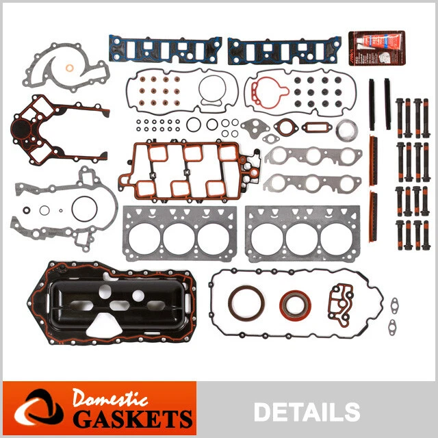 Fits 95-03 Buick Riviera Park Avenue 3.8L 1st 2nd Design Full Gasket Set Bolts - Image 1 of 4