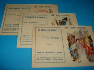 3 FIGURINE E CANZONI V.A.V. VAV Ed. CAMPI 1953 # 123 134 137 NO PANINI STUPENDE - Picture 1 of 5