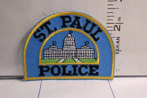 police patch ST PAUL POLICE MINNESOTA BLUE BACKGROUND - Picture 1 of 1